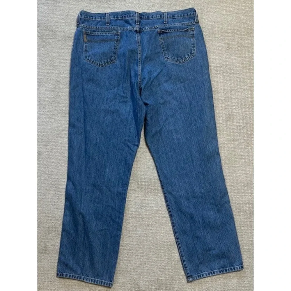 Cinch Jeans Mens 42x34 Relaxed Fit Blue Denim Jeans Western Workwear Green Label - Picture 4 of 5